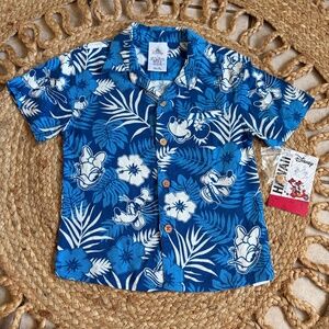 Disney Hawaiian Kids Shirt